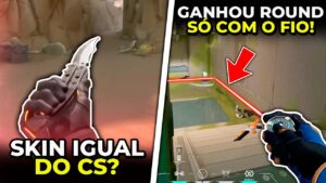 SAIU A NOVA COLEÇÃO DE SKINS MERCADO NEGRO! CYPHER VENCEU O ROUND SÓ COM FIO - VALORANT CLIPS