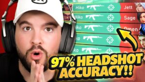 VALORANT BUT I HAVE 97% HEADSHOT ACCURACY!