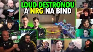 REAÇÕES A LOUD TIRANDO A INVENCIBILIDADE DA NRG NA BIND