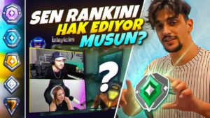 SİZİN VİDEOLARINIZI İZLEYİP RANKINIZI TAHMİN ETTİM | VALORANT