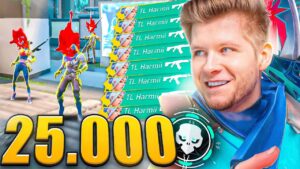 So sehen 25.000 Kills mit Jett aus!