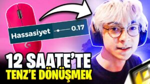 Valorant'ta 12 SAAT boyunca esporcu TENZ'in SENS'ini kullandım!