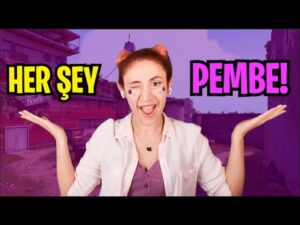 valorant AMA her şey pembe! (TEK RENK CHALLENGE)