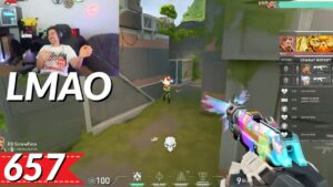 Demon1 Calls and Hits An Insane ACE | Most Watched VALORANT Clips Today V657