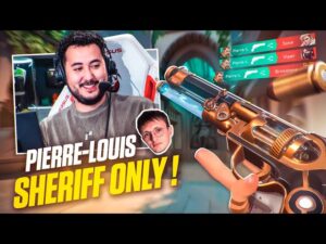IL DOIT JOUER TOUTE LA GAME AU SHERIFF 😂 (Valorant ft. Elise, Alex, Yann & Pierre-Louis)