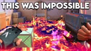 So I Tried Valorant but the FLOOR IS LAVA... (and EVERYONE HAS INFINITE ABILITIES)