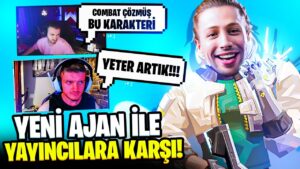 Yayıncılara karşı "DEADLOCK" oynayıp BELA ATTIM! (VALORANT YENİ AJAN)