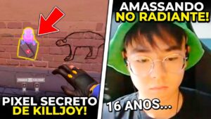COREANO REVELA PIXEL SECRETO DE KILLJOY! RADIANTE PRODÍGIO DE 16 ANOS (ANAO SATO) - VALORANT CLIPS