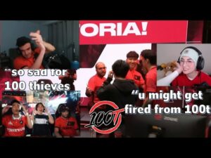 Kyedae, Tarik, FNS & s0m reacts to SENTINELS ELIMINATING 100 THIEVES from LCQ