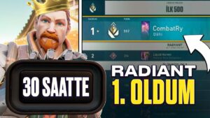 Valorant 30 saatte DÜNYANIN İLK RADİANTI'ı olarak REKOR KIRDIM!