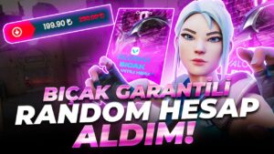 BIÇAK GARANTİLİ RANDOM HESAP ALDIM VE DERECELİ GİRDİM! Valorant