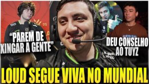LOUD AMASSA A LIQUID E SEGUE VIVA NO VALORANT CHAMPIONS! PANCADA DÁ CONSELHO AO TUYZ