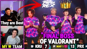 Tarik & Subroza Reacts to PRX Unbelievable Performance & Dominate Kru Esports in VCT Champions 2023