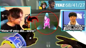 TenZ carrying DRX Foxy9 w/ Non-Duelists while discovering new things vs Eggster...