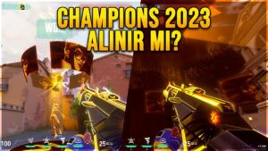 VALORANT'IN EN İYİ VANDAL'I?! CHAMPIONS 2023 KOLEKSİYONU ALINIR MI?
