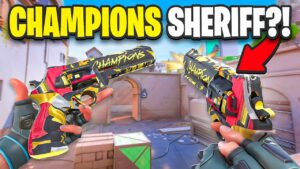 Valorant's Bugged Skins (Champions Sheriff)