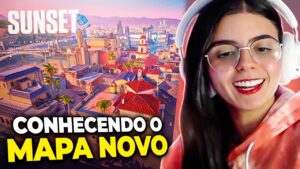 eu CONHECI e já AMEI o SUNSET NOVO MAPA DO VALORANT!