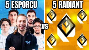 5 ESPORCU vs 5 RADİANT! Valorant