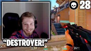 EG DEMON1 HITS AN INSANE ACE AND DESTROYS RANKED PLAYERS!! | SECOND ACCOUNT | VALORANT