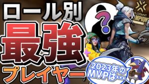 【雑談】VCTの2023シーズンが終わったので、ロール別の最強プレイヤーを挙げてみるただのファン