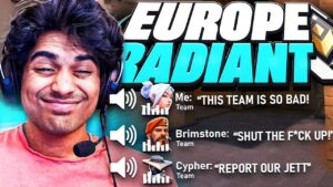 Valorant Hot Mic Exposed me.. | EU to Radiant #19
