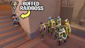 Valorant, but there's a Raidboss in every game.