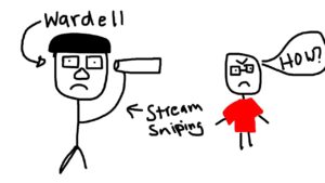 Wardell Stream Sniped me and lost? (WITH EVIDENCE)