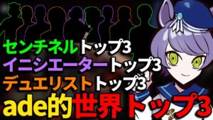 【valorant】上達したければこの選手のプレイを見ろ！元選手が世界トップ3の選手を紹介【ade切り抜き】