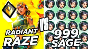 1 RADİANT RAZE, 999 SAGE'ye karşı! | Valorant