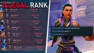 İLLEGAL ile RANK düşen oyuncuları trolledim! VALORANT
