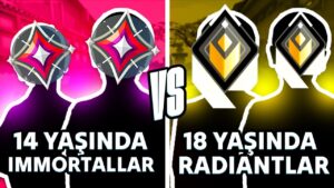 18 YAŞINDA RADİANT'lar vs 14 YAŞINDA IMMORTAL'lar | Valorant