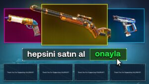 BÜTÜN SKINLERİ ALMAK İSTESENİZ KAÇ LİRA TUTARDI? | VALORANT