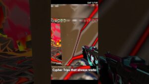 Day 1/100 of Valorant Clips | Cypher Trips that always works.