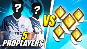 ¡ENFRENTO A 5 PROFESIONALES VS 5 RADIANTES!