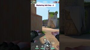 Mastering Jett  Day -2 #valorant #shorts