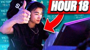 Playing for 18 hours a day until I'm Rank 1