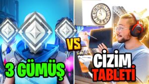 3 GÜMÜŞ vs 1 RADİANT ama ÇİZİM TABLETİ ile! Valorant