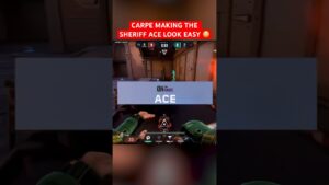 Carpe was just pointing and shooting 😮 #valorant #shorts #valorantclips #t1