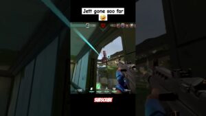 Jett Gone soo Far 🤣🤣 #valorant #valorantclips #valorantaceclutch #gaming #memes #shorts