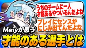 Meiyが思う才能のある選手とは【VALORANT/Meiy切り抜き】