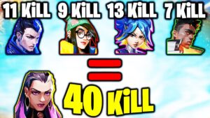 TÜM TAKIMIN TOPLAM KİLLİ KADAR KİLL ALMAK !! | VALORANT