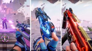 Valorant New "Overdrive" Skin Bundle In Game Showcase