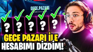 Valorant'ta GECE PAZARI ile HESABIMI DİZDİM!
