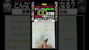 100日じゃ足りない？！？！ #100日後にはじめるヴァロラント #valorant #ヴァロラント #ヴァロ #勉強 #検証 #検証企画 #座学 #fps