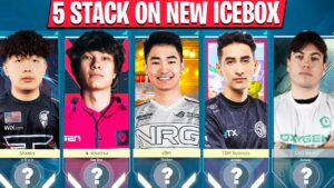 5 Stack On NEW Icebox! s0m, Sinatraa, TSM Subroza, Shanks & OXG Dapr Playing Together | VALORANT