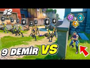 9 demir VS her ranktan bir oyuncu #2 | valorant