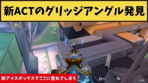 新ACTで早速グリッジアングルが見つかる！アイスボックスのここに登れるけど悪用禁止な！【VALORANT】【クリップ集】