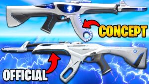 Concept vs Official Skins in VALORANT (2.0s)