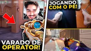 FURQ JOGOU VALORANT COM O PÉ E ISSO ACONTECEU! ASPAS DEIXOU INIMIGO SURPRESO COM VARADO - CLIPS