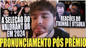 LESS BATE ASPAS EM PREMIAÇÃO E SE PRONUNCIA APÓS VITÓRIA - SELEÇÃO DO VALORANT BRASILEIRO É MONTADA
